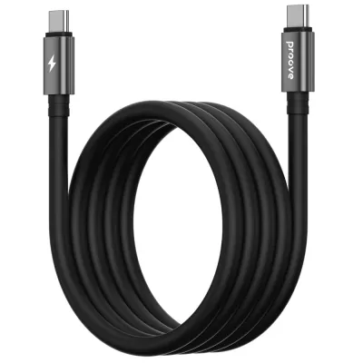 Кабель Proove Magneto Type-C to Type-C 60W (1m) black