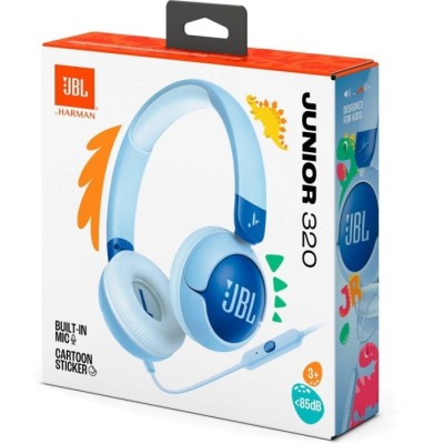 Навушники JBL Junior 320 (JBLJR320BLU) Blue