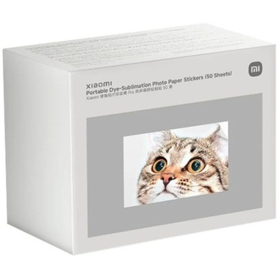 Папір до принтеру Xiaomi Portable Dye-Sublimation Photo Paper Stickers (50 Sheets) BHR082OGL