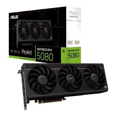 Відеокарта ASUS GeForce RTX 5080 16GB GDDR7 OC PROART-RTX5080-O16G (90YV0N30-M0NA00)