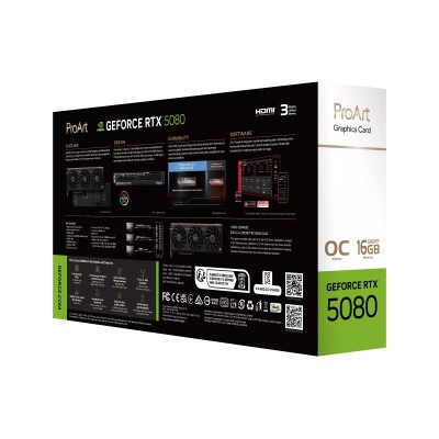 Відеокарта ASUS GeForce RTX 5080 16GB GDDR7 OC PROART-RTX5080-O16G (90YV0N30-M0NA00)