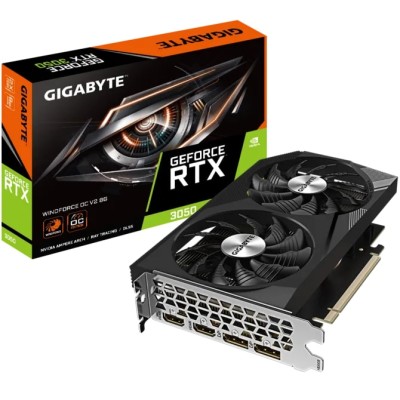 Відеокарта GIGABYTE GeForce RTX 3050 8GB GDDR6 WINDFORCE OC