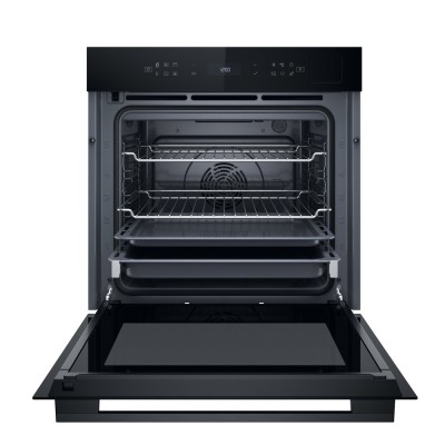 Духова шафа Whirlpool електрична, 73л, A+, дисплей, конвекція, піроліз, телескопічні напрямні, чорний