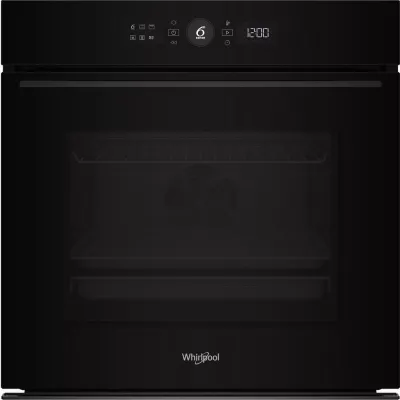 Духова шафа Whirlpool електрична, 73л, A+, дисплей, конвекція, телескопічні напрямні, чорний