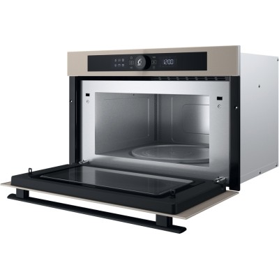 Мікрохвильова піч Whirlpool вбудована, 31л, електронне упр., 1000Вт, гриль, дисплей, бежевий