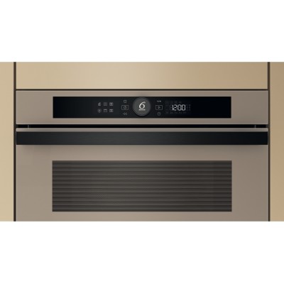 Мікрохвильова піч Whirlpool вбудована, 31л, електронне упр., 1000Вт, гриль, дисплей, бежевий