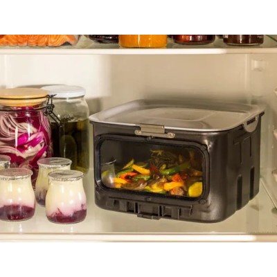 Мультипіч Tefal Easy Fry Silence XXL Smart Vision, 1800Вт, чаша-7л, сенсорне керув., 55 програм, з віконцем, пластик, нерж. стал