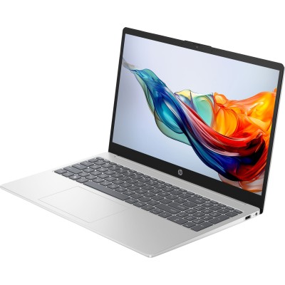 Ноутбук HP 15-fc0312ua 15.6" FHD IPS AG, AMD R5-7520U, 16GB, F512GB, UMA, DOS, сріблястий (CS8A2EA)