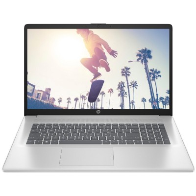 Ноутбук HP 17-cn4044ua 17.3" FHD IPS AG, Intel 3-100U, 16GB, F512GB, UMA, DOS, сріблястий (CS8C2EA)