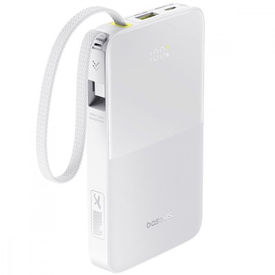 Портативна Батарея Baseus 10000mAh 22.5W EnerFill Bipow2 Pro (E0027601) White