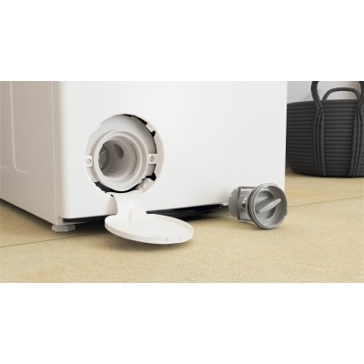 Пральна машина Whirlpool вертикальна, 6кг, 1200, B, 60см, дисплей, інвертор, білий