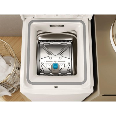 Пральна машина Whirlpool вертикальна, 7кг, 1200, B, 60см, дисплей, інвертор, білий