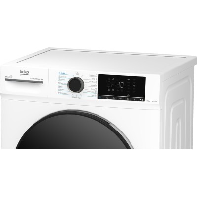 Прально-сушильна машина Beko фронтальна, 7(5)кг, 1400, D, 52см, дисплей, інвертор, пара, білий