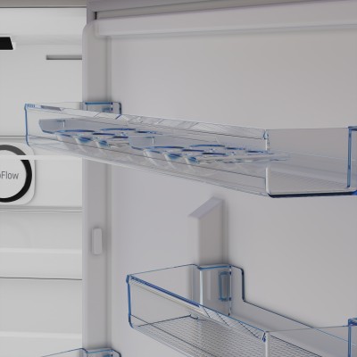 Холодильник Beko з нижн. мороз., 192x70x74.5, xолод.відд.-340л, мороз.відд.-150л, 2дв., А++, NF, дисплей, HarvestFresh, нерж