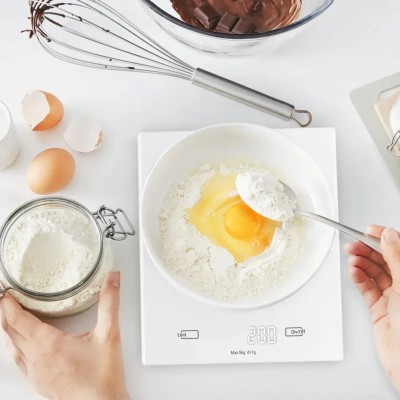 Ваги Tefal кухонні Essential, 5кг, AAAx2 в комплекті, скло, білий