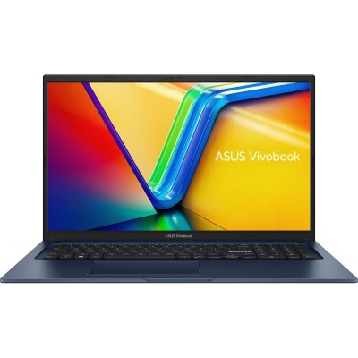 Ноутбук ASUS Vivobook 17 X1704VA-AU662 17.3" FHD IPS, Intel U300, 16GB, F512GB, UMA, NoOS, Блакитний (90NB10V2-M00SL0)