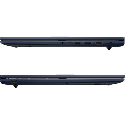 Ноутбук ASUS Vivobook 17 X1704VA-AU662 17.3" FHD IPS, Intel U300, 16GB, F512GB, UMA, NoOS, Блакитний (90NB10V2-M00SL0)