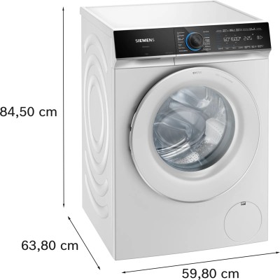 Пральна машина Siemens фронтальна, 10кг, 1600, A, 60см, дисплей, білий