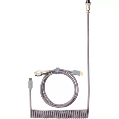 Кабель Type-A/Type-C Keychron Coiled Cable Grey (CABG_KEYCHRON)