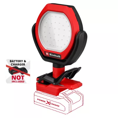 Лампа акумуляторна Einhell GC-OL 18/1500 Li - Solo, PXC, 18В, 36 LED, 1500 лм, 7000 К, 3 режими яскравотсі, 0.45 кг (без АКБ і З