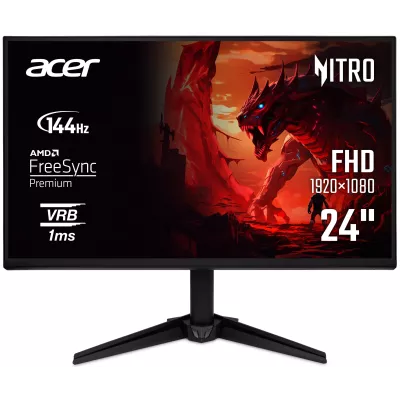 Монітор Acer 23.8" QG241YP6bmipx HDMI, DP, MM, IPS, 144Hz, 1ms, FreeSync (UM.QQ1EE.601)