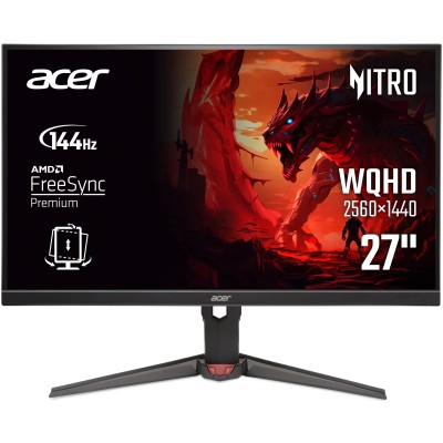 Монітор Acer 27" XV270UP6bmiiprx 2xHDMI, DP, MM IPS, 2560x1440, 144Hz, 1ms (UM.HX0EE.605)
