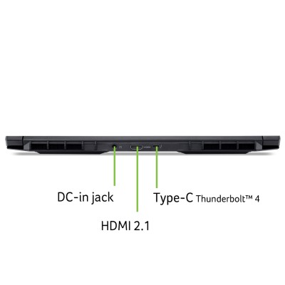 Ноутбук Acer Nitro V 16S ANV16S-71 16" WUXGA IPS, Intel 5-210H, 32GB, F1TB, NVD5060-8, Lin, чорний (NH.U28EU.003)