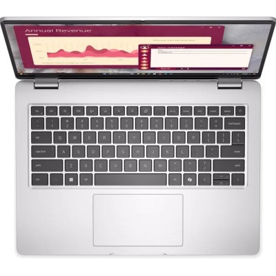Ноутбук Dell Pro 14 14" FHD+ AG, Intel U5-235U, 16GB, F512GB, UMA, Win11P, сріблястий (BTO106PC14250UA_W11P)