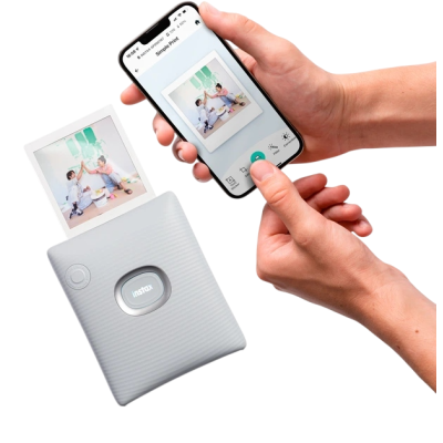 Портативний кольоровий фотопринтер FUJI Instax LINK SQ WHITE EX D Білий