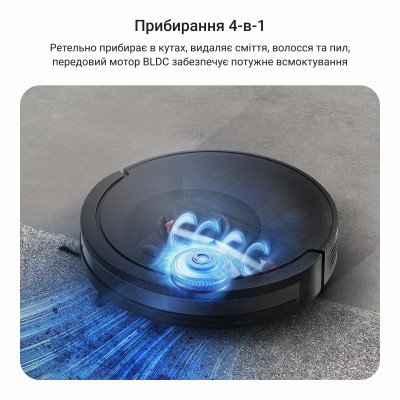 Робот-пилосос Rowenta миючий X-Plorer Serie 85+, 6000ПаВт, h=9.7см, 0.26л, конт пил -0.29л, автон. робота до 270хв, самоочистка,