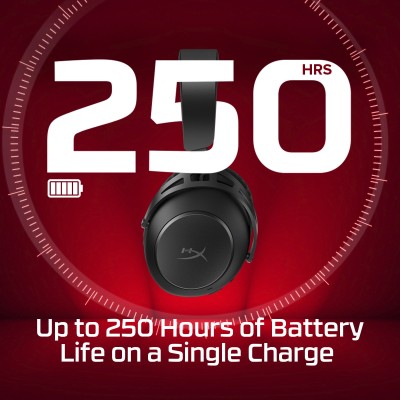 Гарнітура ігрова HyperX Cloud Alpha 2 WL/BT/mini-jack/USB-A/USB-C, 0.5м/1.5м, чорний (AJ5C7AA)