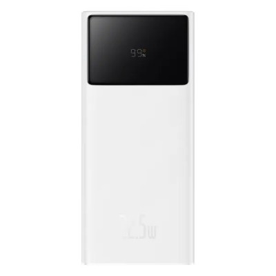 Портативна батарея Baseus 30000mAh 22.5W Star-Lord Digital Display (PPXJ080102) White