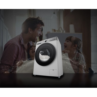 Прально-сушильна машина LG фронтальна, 9(5)кг, 1200, А, 48см, дисплей, пара, інвертор, білий