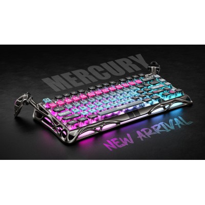 Клавіатура механічна GravaStar Mercury V75 Pro 80keys, Magnetic Jade Gaming, 8K, USB-A, RGB, Cyberpunk (GS_V75_PRO_RM_EGRY)