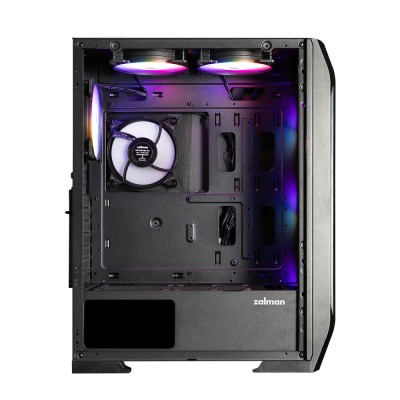 Корпус Zalman N7 PLUS V2 без БЖ, 1xUSB3.0, 2xUSB2.0, 6x120мм RGB Rainbow, 1x120мм, VGA 340мм, LCS ready, TG Side Panel, ATX, чор