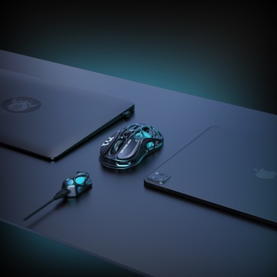 Миша GravaStar Mercury M1 Pro, magnesium alloy body, BT/WL/USB-A, RGB, Gunmetal Gray (GRAVASTARM1PRO_GRY)