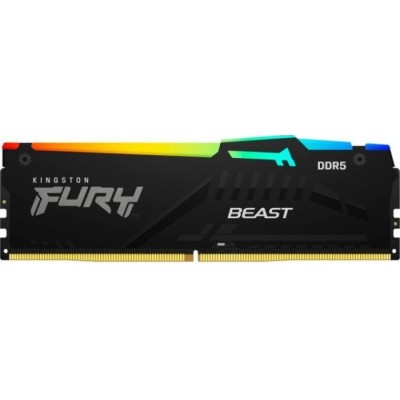 Пам'ять ПК Kingston DDR5 16GB 6000 FURY Beast RGB EXPO