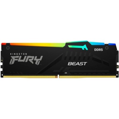 Пам'ять ПК Kingston DDR5 16GB 6400 FURY Beast RGB EXPO