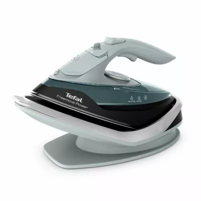 Праска Tefal безпровідна Freemove Power, 2600Вт, 250мл, паровий удар -220гр, постійна пара - 40гр, база для заряджання, автовимк