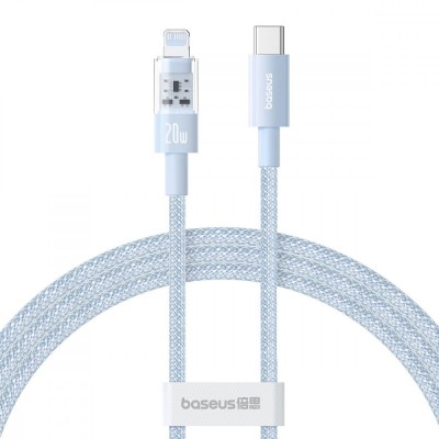 Кабель Baseus Gem Fast-Charging Data Cable Type-C to Lightning 20W 2m (P10373001311-01) blue