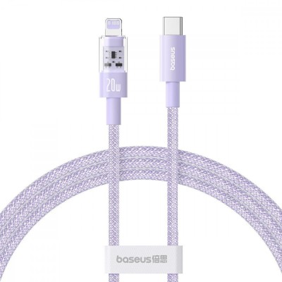 Кабель Baseus Gem Fast-Charging Data Cable Type-C to Lightning 20W 2m (P10373001511-01) purple