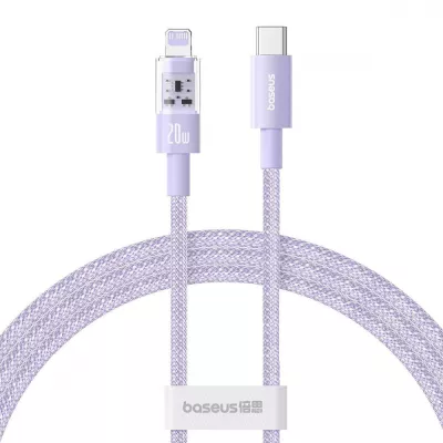 Кабель Baseus Gem Fast-Charging Data Cable Type-C to Lightning 20W 2m (P10373001511-01) purple