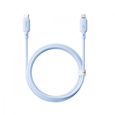 Кабель Baseus Silky Series Fast Charging Type-C to Lightning 20W (1m) blue