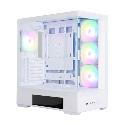 Корпус Zalman P40 DS без БЖ, 2xUSB3.0, 1x Type C, 3x120мм ARGB Reverse, 1x120мм ARGB, VGA 420мм, LCS ready, TG Side/Front Panel,