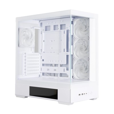 Корпус Zalman P40 DS без БЖ, 2xUSB3.0, 1x Type C, 3x120мм ARGB Reverse, 1x120мм ARGB, VGA 420мм, LCS ready, TG Side/Front Panel,