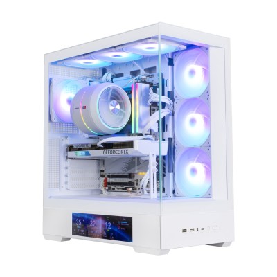 Корпус Zalman P40 DS без БЖ, 2xUSB3.0, 1x Type C, 3x120мм ARGB Reverse, 1x120мм ARGB, VGA 420мм, LCS ready, TG Side/Front Panel,