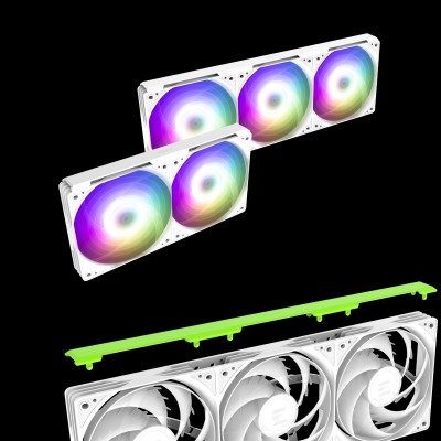 Система рідинного оxолодження Zalman Alpha 2SE A24 ARGB, LGA1851, 1700, 1200, 115x, AM5, AM4, TDP 320W, білий