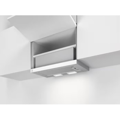 Витяжка Electrolux телескопічна, 59см, 410м.куб/год., білий (LFP326FW)