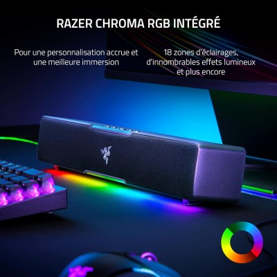 Акустична система Razer Leviathan V2 X 7.1 USB-C/BT RGB, чорний (RZ05-04280100-R3M1)