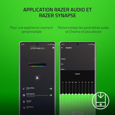 Акустична система Razer Leviathan V2 X 7.1 USB-C/BT RGB, чорний (RZ05-04280100-R3M1)